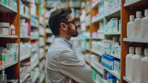 World Pharmacist's Day. the pharmacist prescribes medicines
