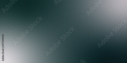 Night green grainy gradient color background. Romantic night Haze with light Defocused Gradient. Rainbow Gradient Banner. Abstract deep gradient background vibrant dark green shaded effect.