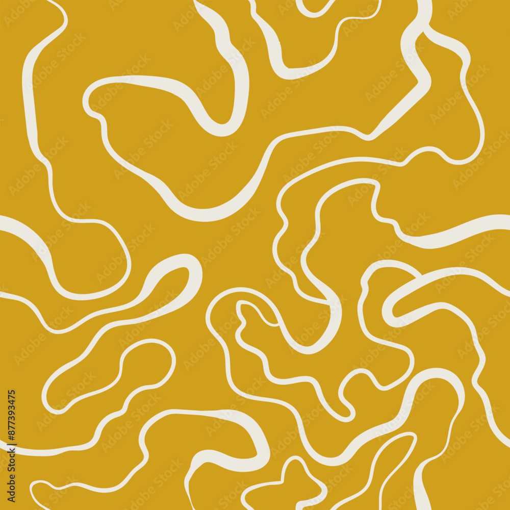 Abstract background seamless pattern with waves. Modern trendy paint line background. Great for textile, fabric, wallpaper, wrapping, scrapbook and packaging Abstract background seamless pattern with waves. Modern trendy paint line background. Great for textile, fabric, wallpaper, wrapping, scrapbook and packaging
