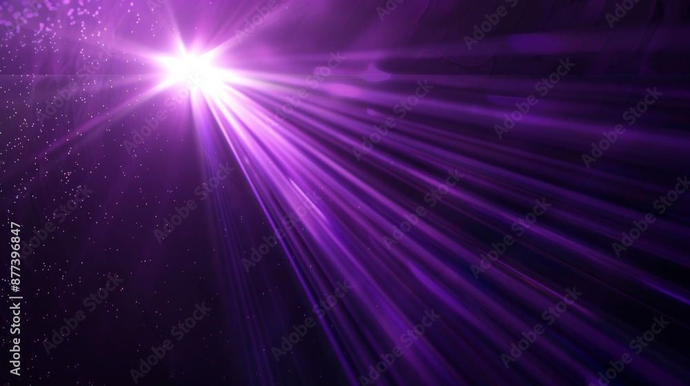 3D Render of Purple Rays of Light
3D Render of Purple Rays of Light