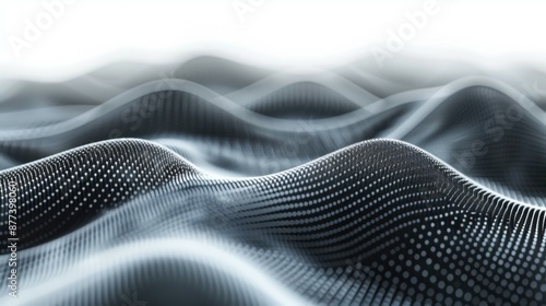 abstract digital sound equalizer. Linear wave-like sound.