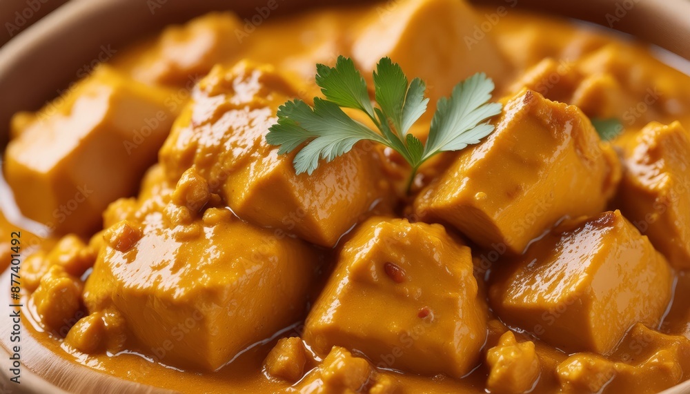 curry chicken dish , generated by AI. High quality photo curry chicken dish , generated by AI. High quality photo