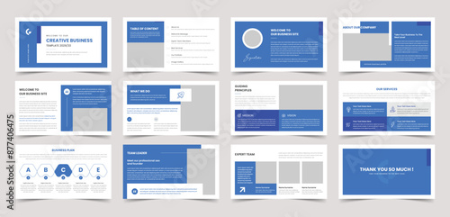 Business Presentation Slides Layout