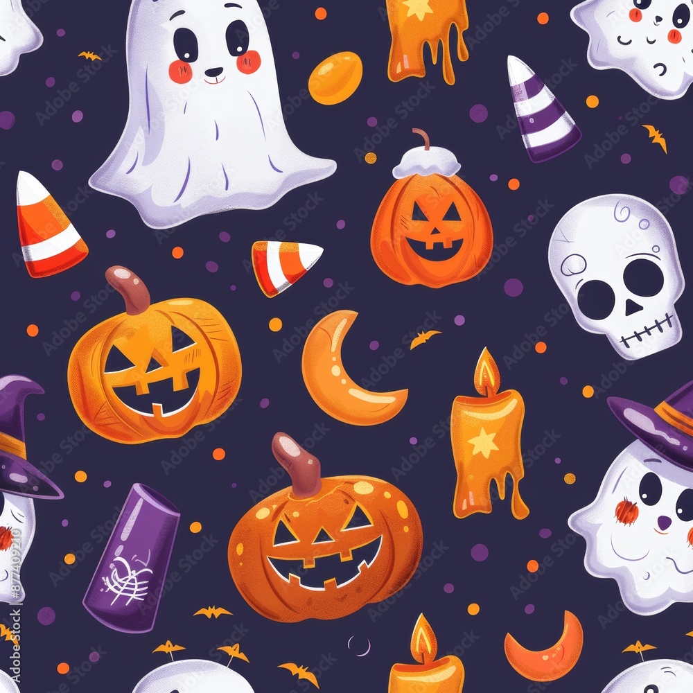 Grunge Vector illustration with pumpkin, ghost, skull and vampire monster. Halftone 90s vintage elements for mixed media design. Grunge Vector illustration with pumpkin, ghost, skull and vampire monster. Halftone 90s vintage elements for mixed media design.