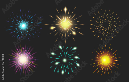Festive fireworks set