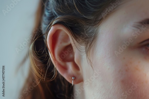 close-up of a human ear
