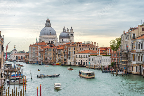 grand canal in venice italy.tourist venice