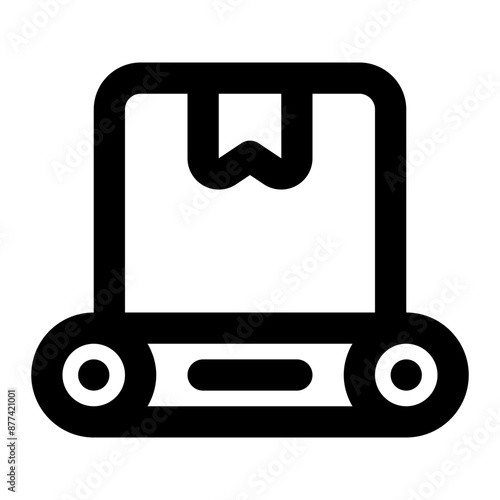 conveyor belt icon for illustration