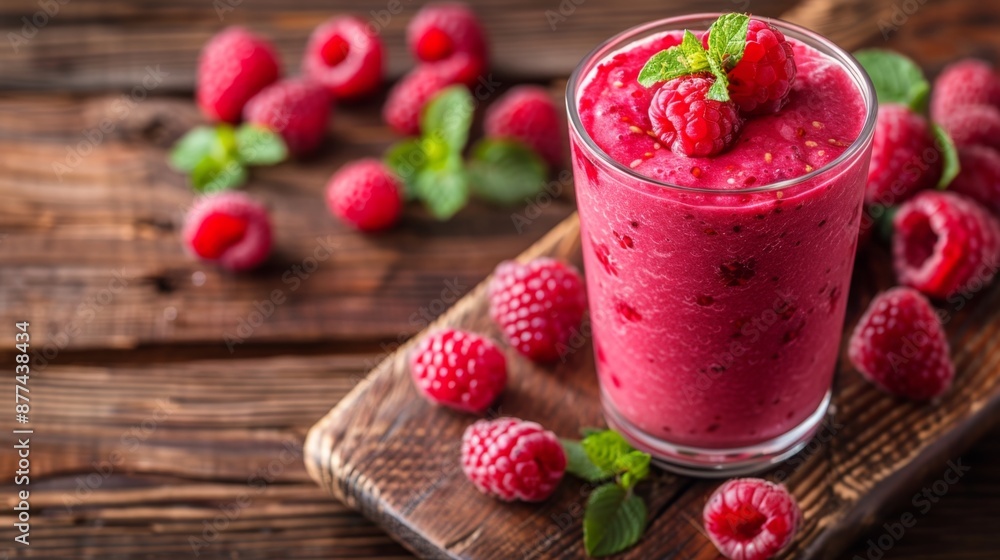 food and drink photographed, try a raspberry smoothie in a glass on a wooden table for a refreshing and healthy dessert choice food and drink photographed, try a raspberry smoothie in a glass on a wooden table for a refreshing and healthy dessert choice