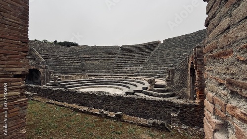 Obraz na płótnie ancient roman ruins