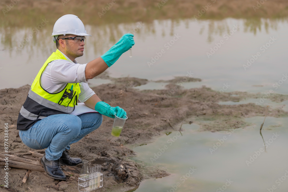 Environmental engineers inspect water quality,Bring water to the lab for testing,Check the mineral content in water and soil,Check for contaminants in water sources. Environmental engineers inspect water quality,Bring water to the lab for testing,Check the mineral content in water and soil,Check for contaminants in water sources.