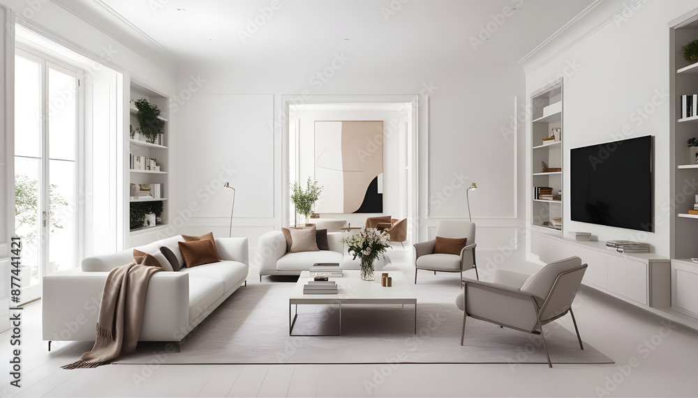 A living room in an edwardian house with a square bay window and chimney breast that has been converted into a bedroom A living room in an edwardian house with a square bay window and chimney breast that has been converted into a bedroom