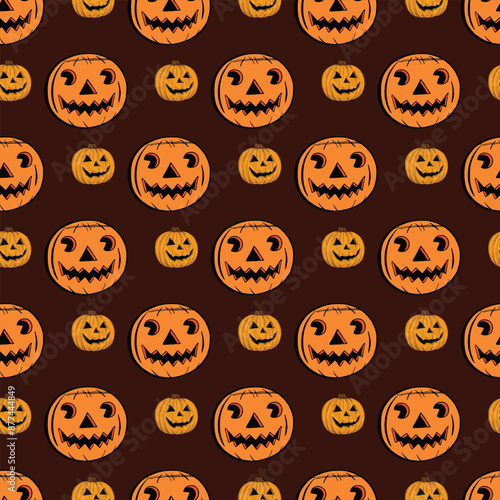 Laughing Gourds Seamless Vector Pattern Design