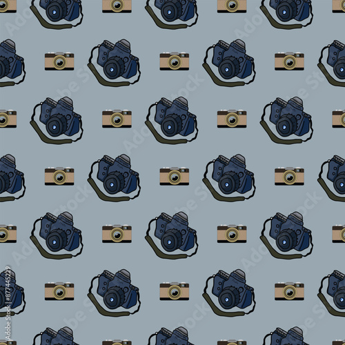 Say Cheese Seamless Vector Pattern Design