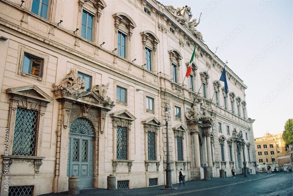 Fototapeta premium facade of the building