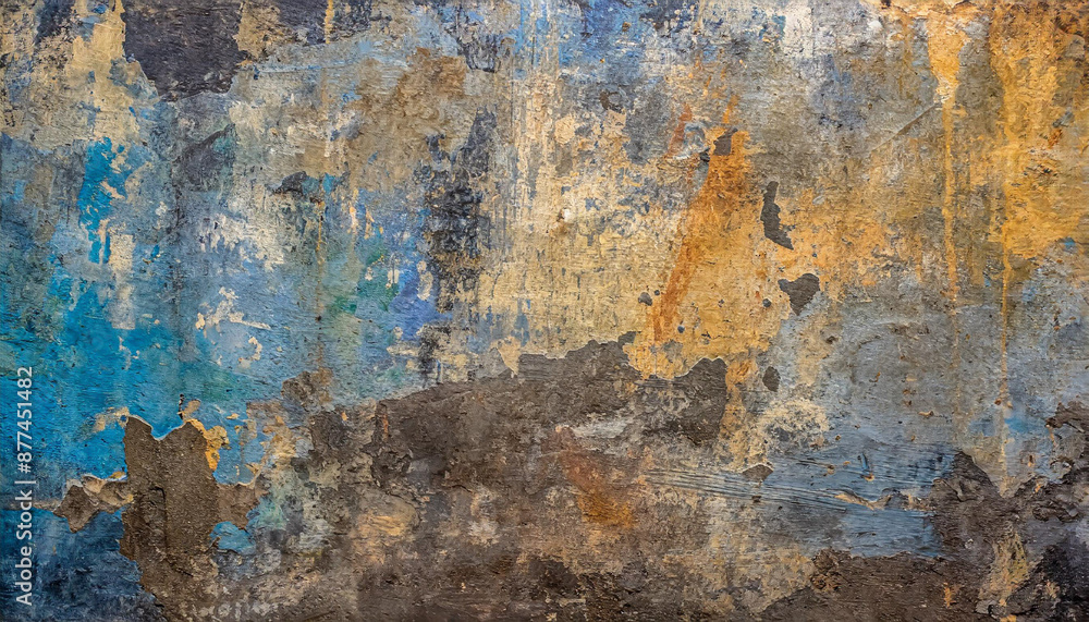 grunge metallic surface with rusty patterns, showcasing a weathered and textured abstract background in various colors for a vintage aesthetic. grunge metallic surface with rusty patterns, showcasing a weathered and textured abstract background in various colors for a vintage aesthetic.