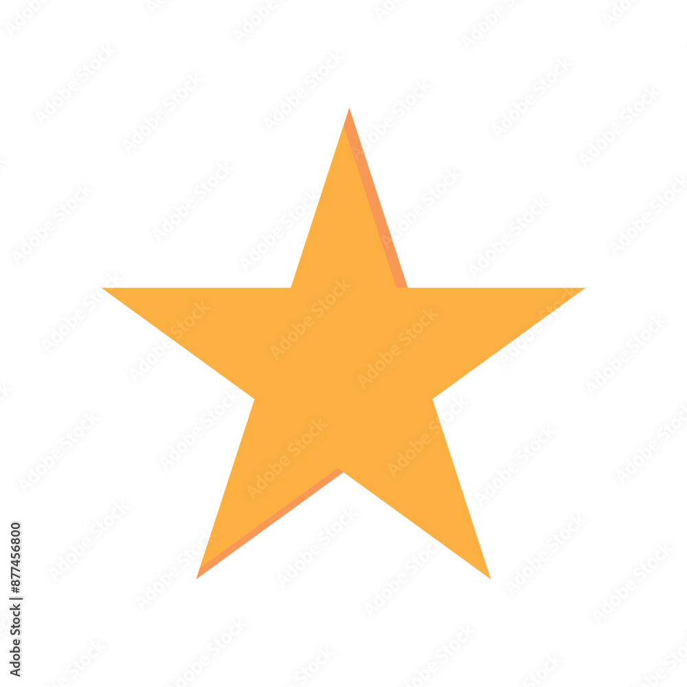 Obraz premium Luxury Gold Star Badge icon
