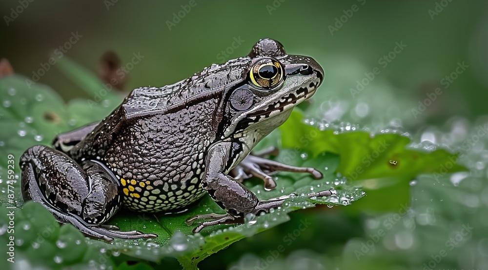 Fototapeta premium frog on the grass