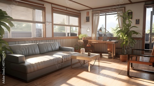 Cozy Living Room with Natural Light