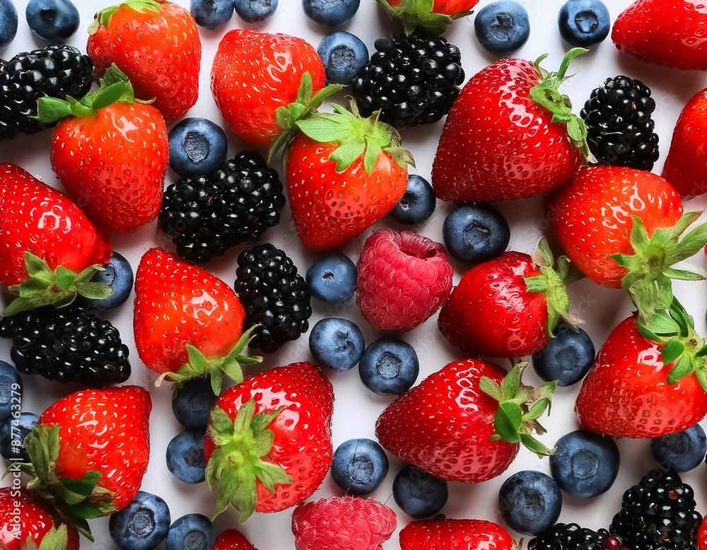 Creative food concept. Fresh a pile of berries. Creative food concept. Fresh a pile of berries.