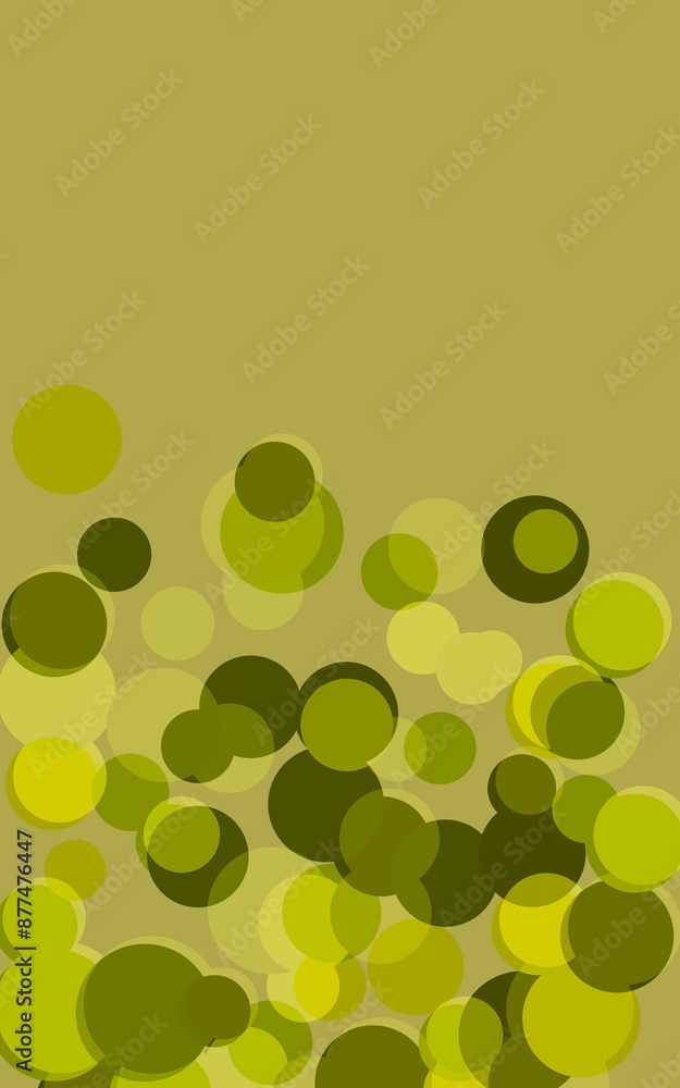 Fototapeta premium Green gradient circles on a modern abstract background. 4k backgrounds, flyer, book cover, poster backgrounds.