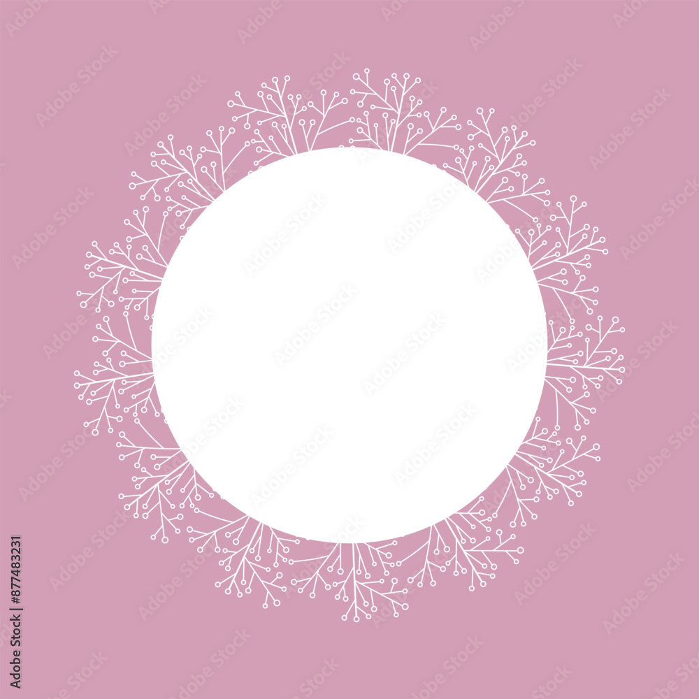 Sweet elegant floral foliage wreath vector design for wedding invitation and greeting card Sweet elegant floral foliage wreath vector design for wedding invitation and greeting card