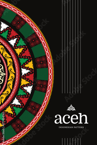 Acehnese pattern idea for background event layout