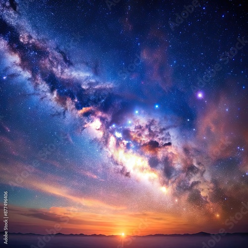 Pastel Dreams Celestial Visions of the Milky Way, Celestial, Visions