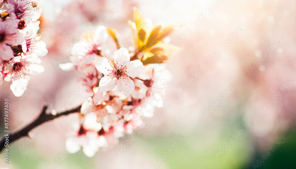 cherry blossom in spring time with sun rays and lens flare, Spring blossoms and beautiful cherry tree branches with pink sakura flowers and sunbeams coming through the tree branches, cherry blossom in spring time with sun rays and lens flare, Spring blossoms and beautiful cherry tree branches with pink sakura flowers and sunbeams coming through the tree branches,