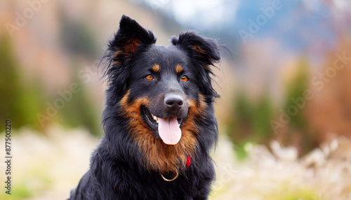 portrait of a beautiful dog © netsay