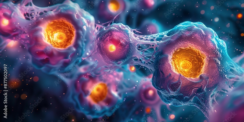 Scientific Colorful Illustration, generative ai Scientific Colorful Illustration, generative ai