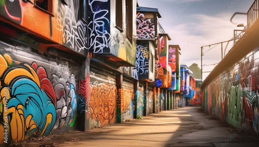 Obraz premium graffiti on the wall