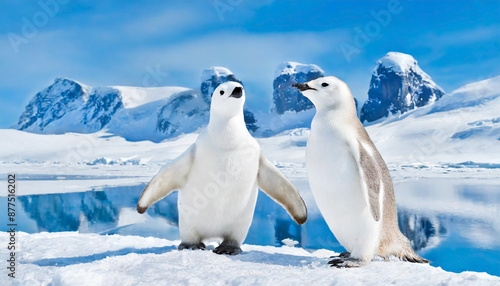 Frosty Fellowship Discover the Adorable Charm of penguins © netsay