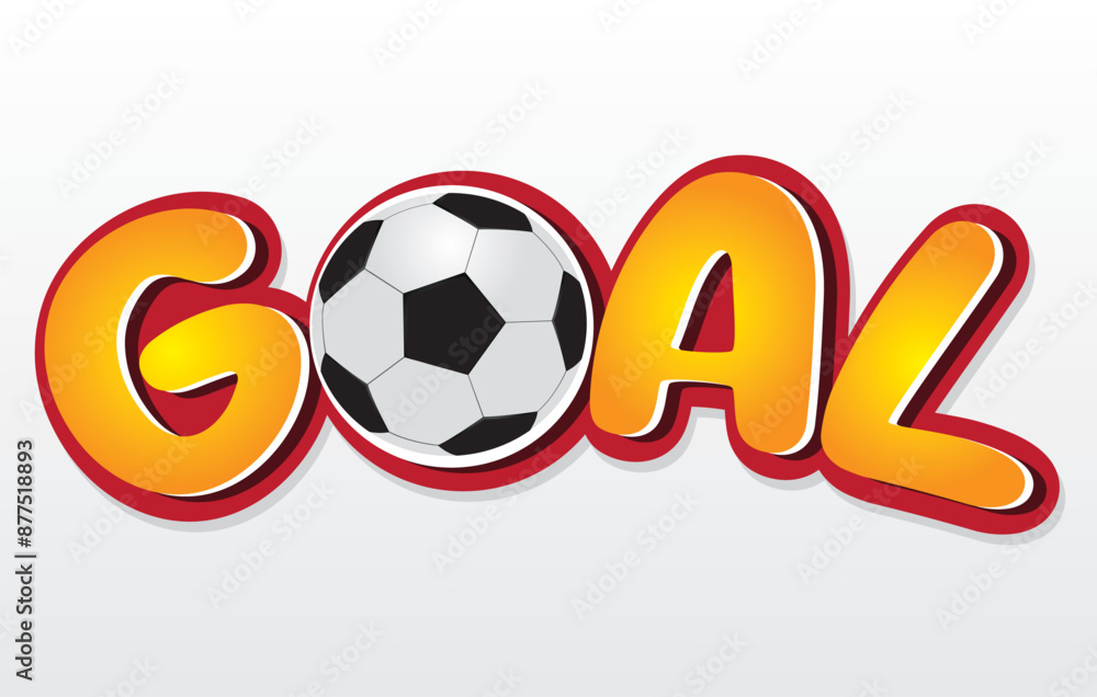 Vector illustration of a goal soccer Vector illustration of a goal soccer