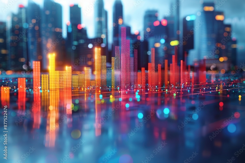 Business elements like charts Business elements like charts