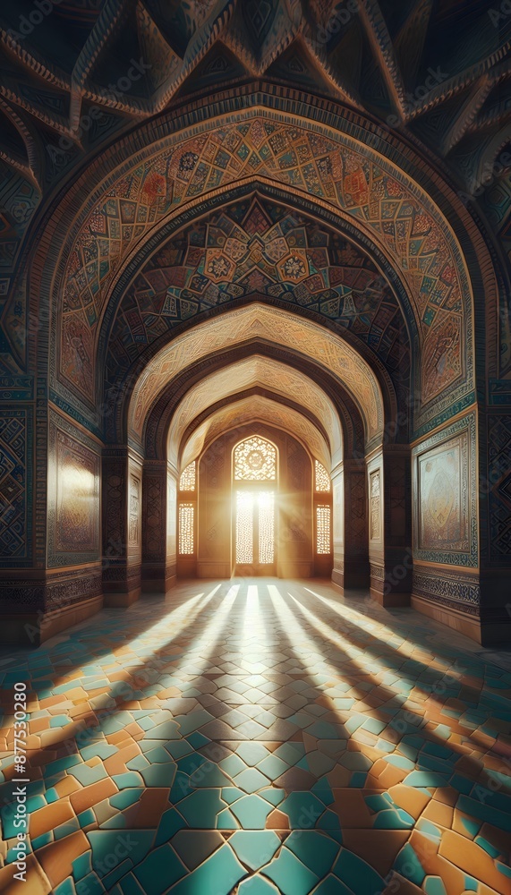 interior of a mosque interior of a mosque
