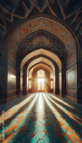 interior of a mosque