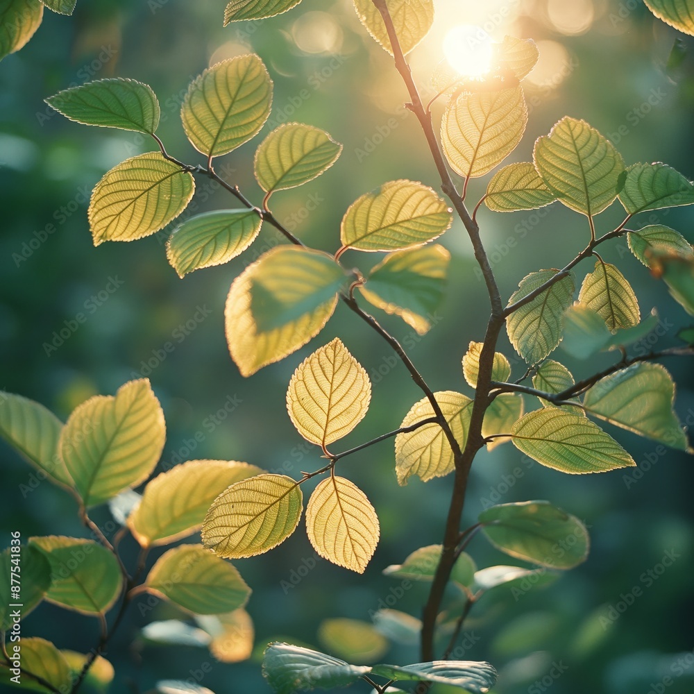 Sunlight Through Green Leaves Sunlight Through Green Leaves