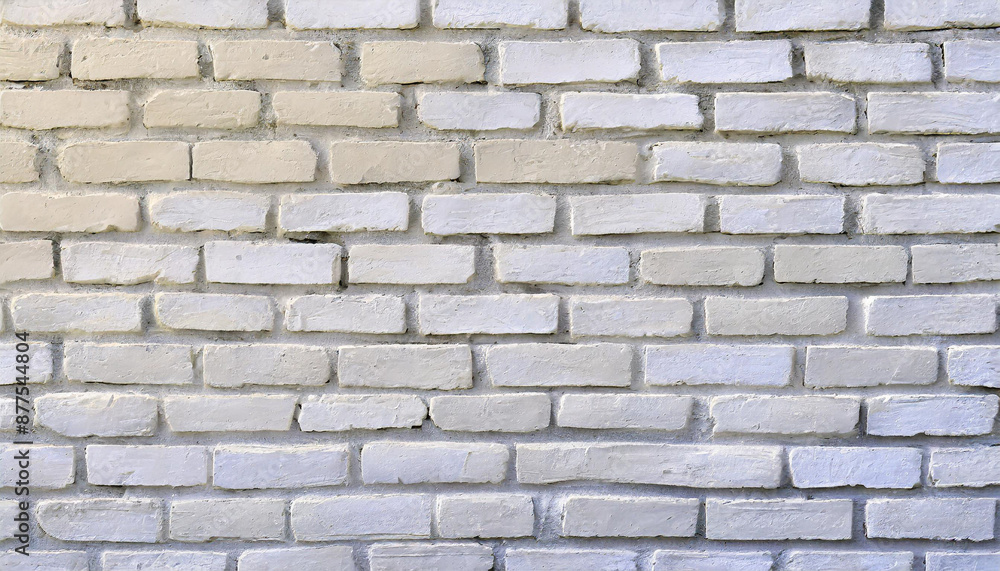Detail of a white brick wall texture Detail of a white brick wall texture