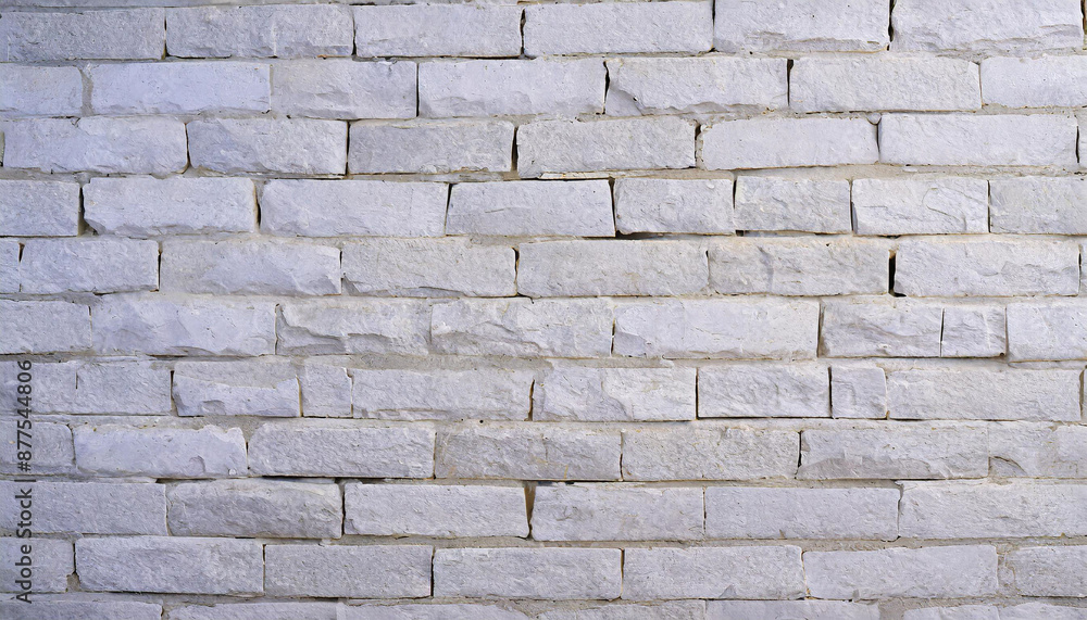 Detail of a white brick wall texture Detail of a white brick wall texture