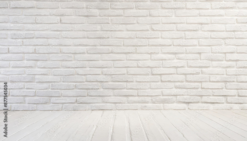 Detail of a white brick wall texture Detail of a white brick wall texture