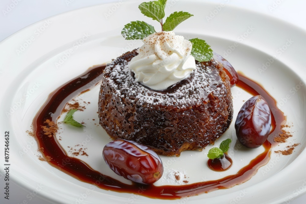 Irresistible Date Cake with Creamy Toffee Sauce and Whipped Cream Irresistible Date Cake with Creamy Toffee Sauce and Whipped Cream