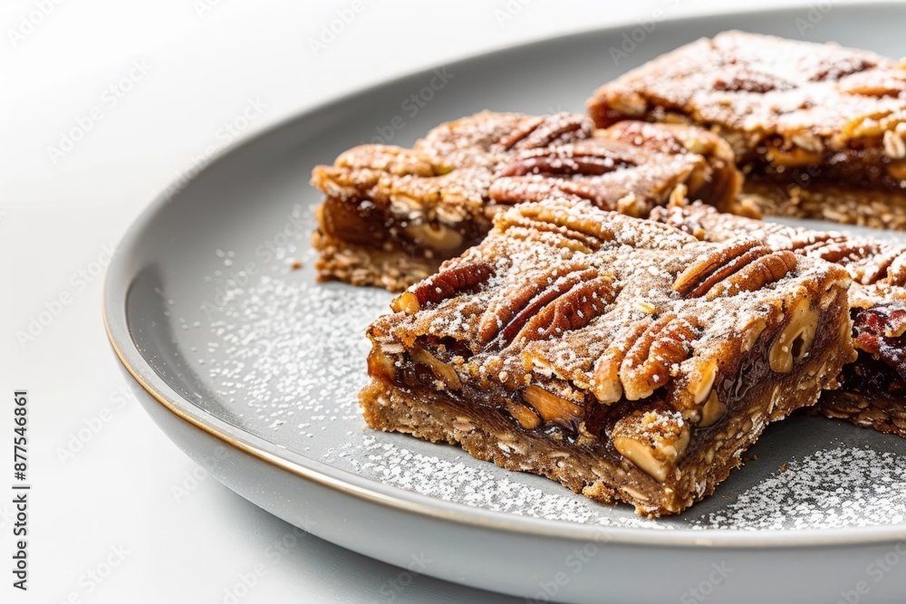 Date Pecan Bars: A Scrumptious Dessert with a Chewy Date Filling in a Dessert Date Pecan Bars: A Scrumptious Dessert with a Chewy Date Filling in a Dessert