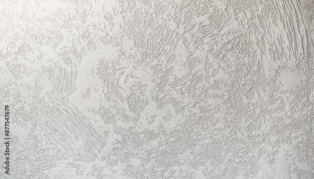 Naklejka premium Gray wall with decorative Venetian plaster. Background texture