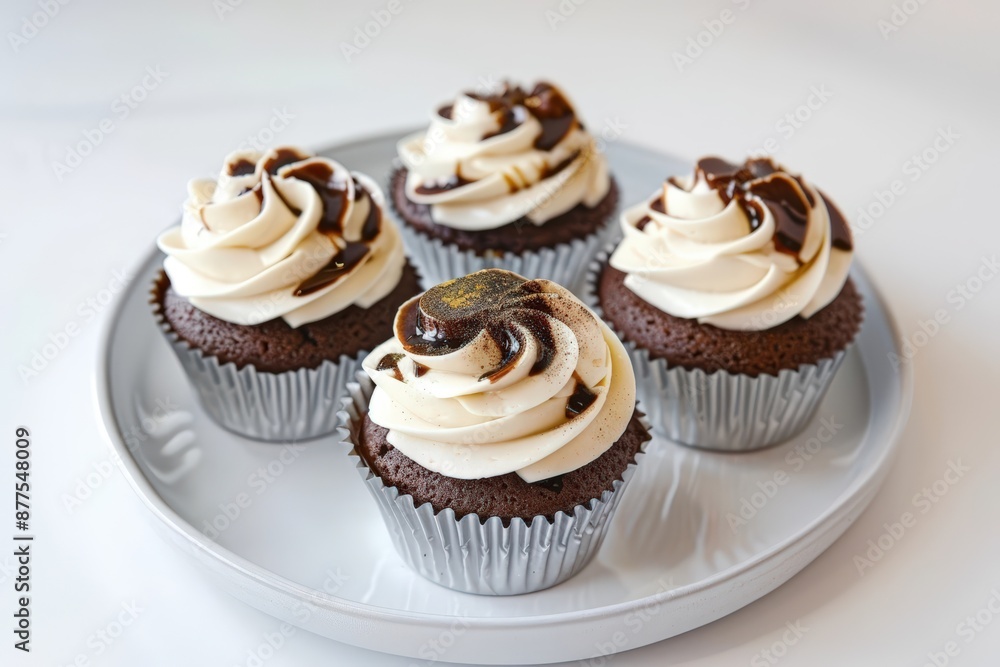 Whiskey Infused Death Charge Cupcakes with Gold Leaf Sprinkle Whiskey Infused Death Charge Cupcakes with Gold Leaf Sprinkle