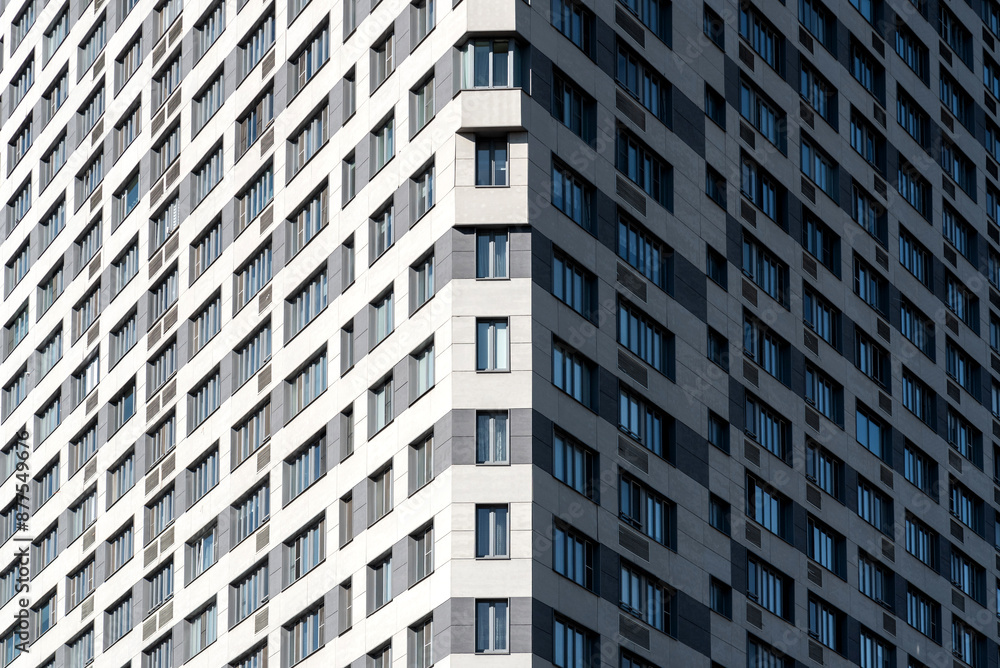 Sun and shadow on the facade of a modern building, background. Sun and shadow on the facade of a modern building, background.