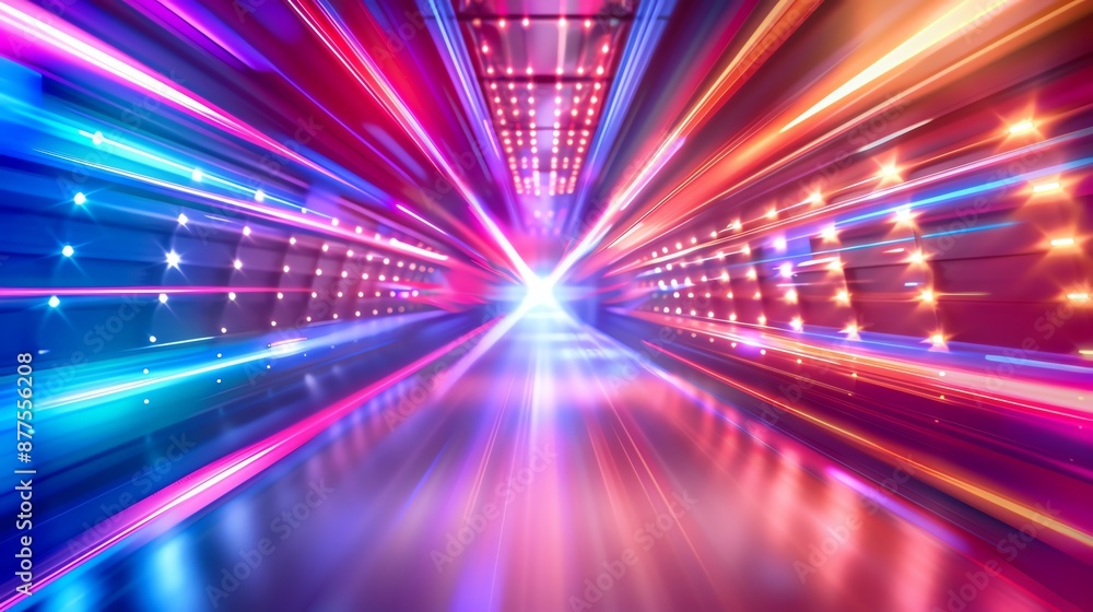 Vibrant abstract background with dynamic colorful lights creating a futuristic and energetic visual effect, perfect for modern designs and tech themes. Vibrant abstract background with dynamic colorful lights creating a futuristic and energetic visual effect, perfect for modern designs and tech themes.