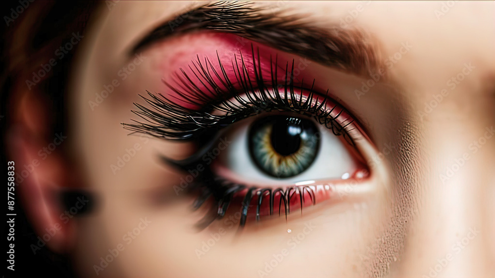 Beautiful project of festive modern makeup for women, female eye, beautiful female eye, fluffy thin eyelashes, Beautiful project of festive modern makeup for women, female eye, beautiful female eye, fluffy thin eyelashes,