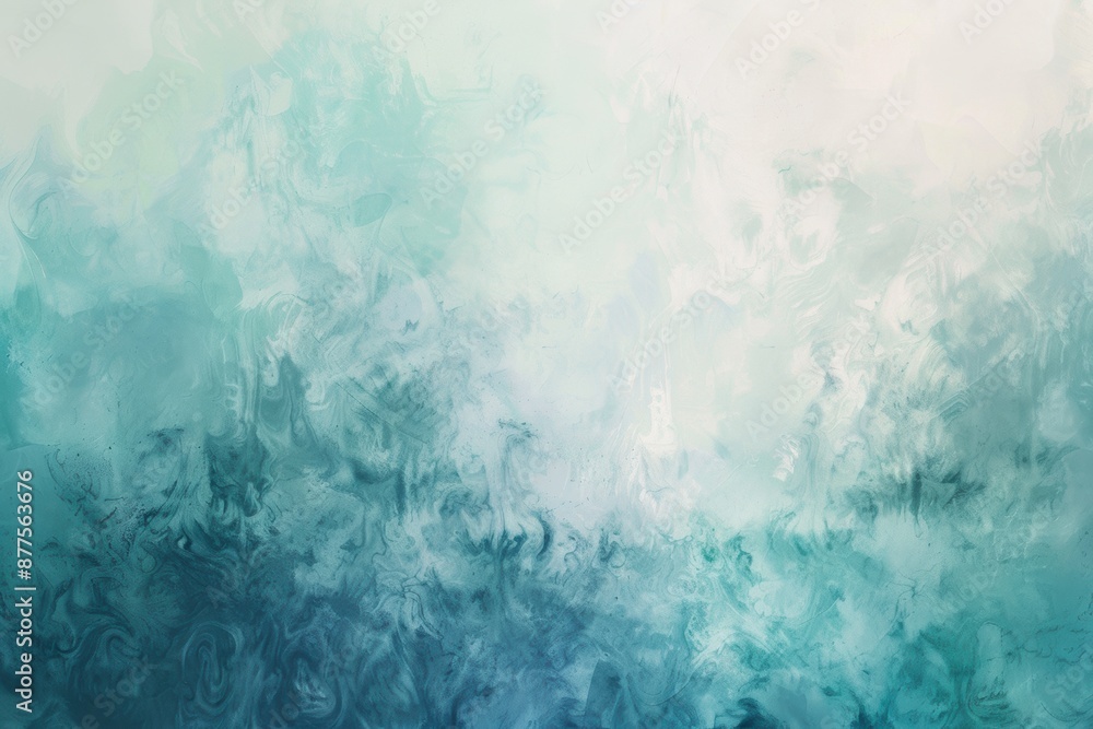 A soothing, abstract background with soft blues and greens A soothing, abstract background with soft blues and greens