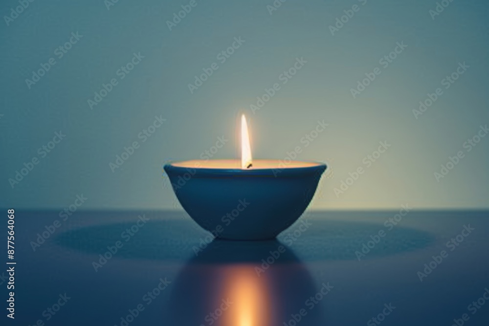 A soothing, minimalist video of a candle flame A soothing, minimalist video of a candle flame